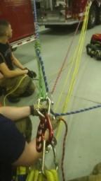 Putnam Valley Fast training on rope rescue