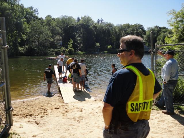 Water Rescue Drill with Ambulance Corps