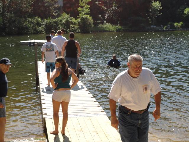 Water Rescue Drill with Ambulance Corps