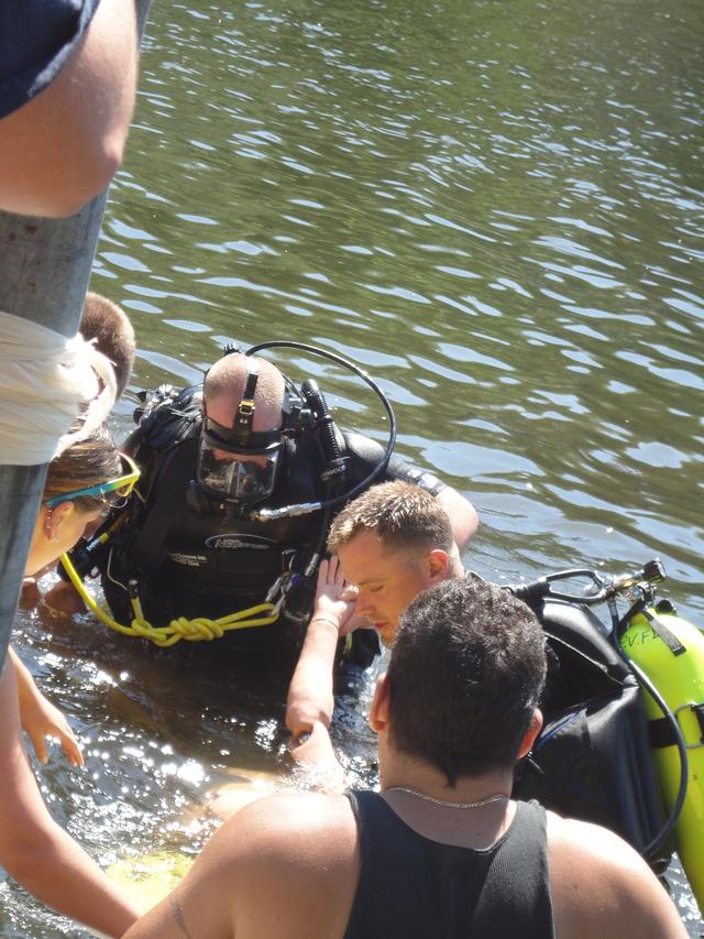 Water Rescue Drill with Ambulance Corps