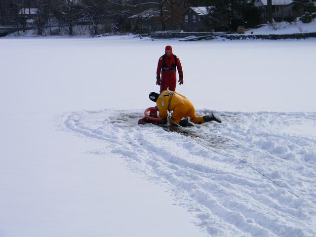 FF J Cobb rescuing FF J Lutz