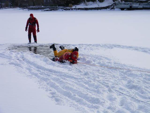 FF J Cobb rescuing FF J Lutz
