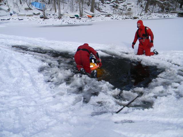 FF J Lutz rescuing FF J Cobb