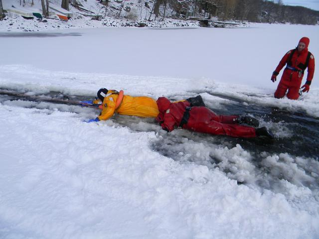 FF J Lutz rescuing FF J Cobb