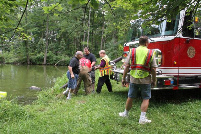 
Water drafting/Pump Operations Drill 8/18/13
