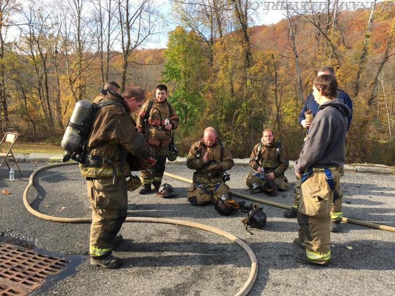 Flashover Training for PVVFD members held on Sunday - October 30th.  Photo's courtesy of FF A. Proetta Jr.