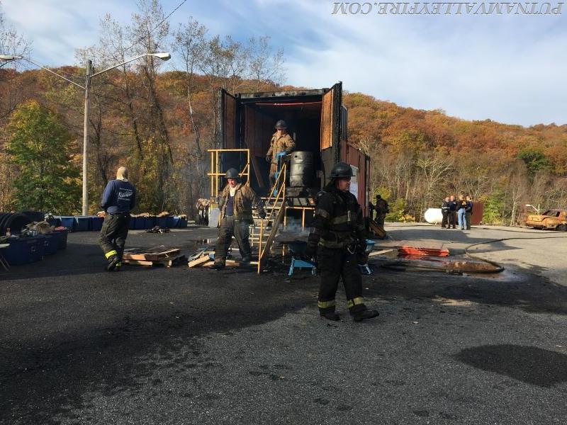 Flashover Training for PVVFD members held on Sunday - October 30th.  Photo's courtesy of FF A. Proetta Jr.