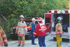 Transportation Officer advising the Incident Officer status
