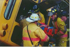 Removing Victims from the first vehicle