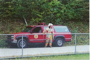 Cheif McCarthy arrives on scene