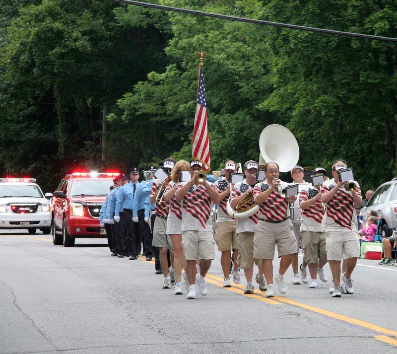 PVFD marches in the Mahopac 100th Anniversary parade 8/23/14 Putnam